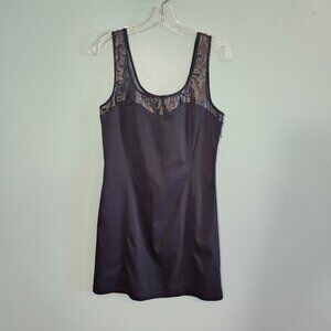 Rare Versace Jeans Couture - Black dress with sheer collar | 30/44 EUC